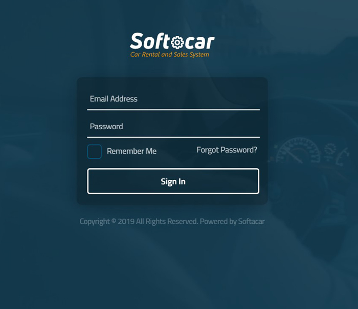 Admin Login Page